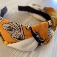 Haarband/diadeem zwart geel