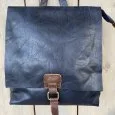 Tas/rugtas donkerblauw.